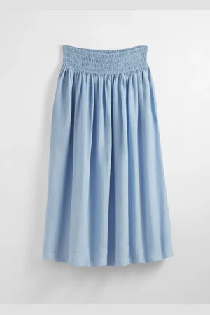 & OTHER STORIES Smock-Waist Midi Skirt