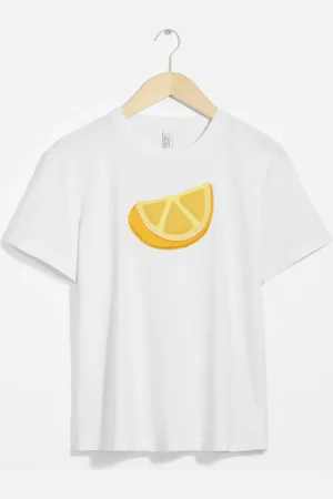 & OTHER STORIES Fruit-Motif Crewneck T-Shirt