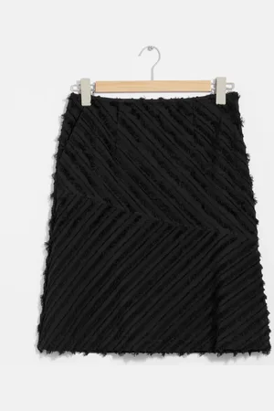 & OTHER STORIES Textured Pencil Midi Skirt