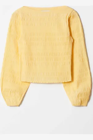 & OTHER STORIES Smocked Boat-Neck Top