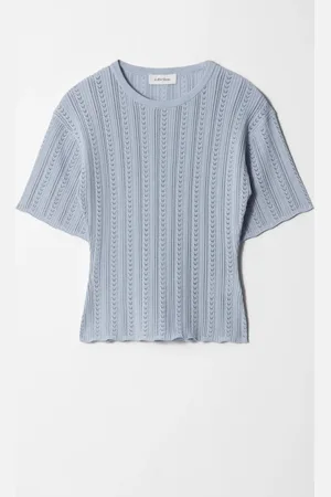 & OTHER STORIES Pointelle Knit T-shirt