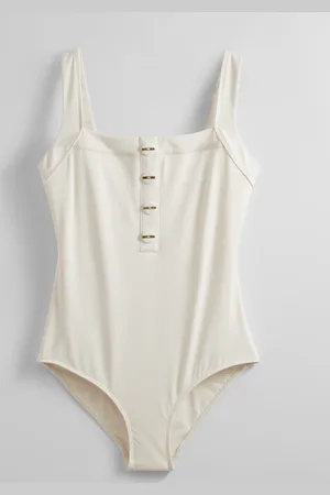 & OTHER STORIES Button-Detailed Swimsuit