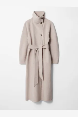 & OTHER STORIES Funnel-Collar Wool Coat