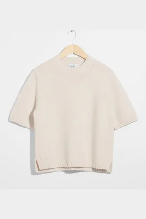 & OTHER STORIES Cashmere-Blend Knit T-Shirt