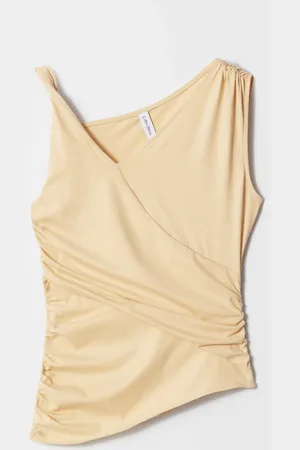 & OTHER STORIES Draped Asymmetric Tank Top