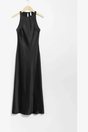 & OTHER STORIES Slim Satin Midi Dress