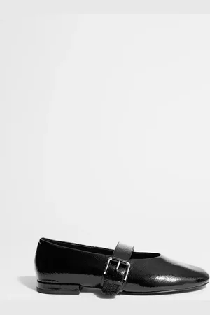 & OTHER STORIES Buckled Leather Ballerinas