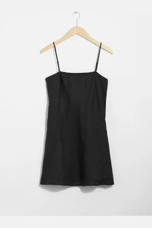 & OTHER STORIES Strappy Linen Mini Dress