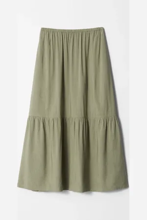 & OTHER STORIES Tiered Midi Skirt