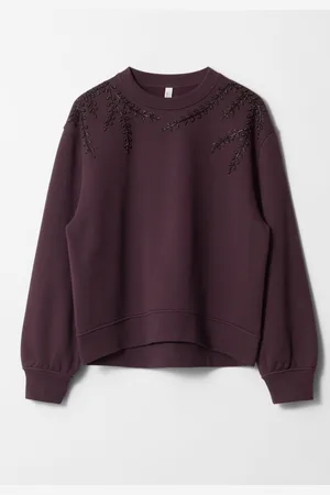 & OTHER STORIES Rhinestone-Embroidered Sweatshirt