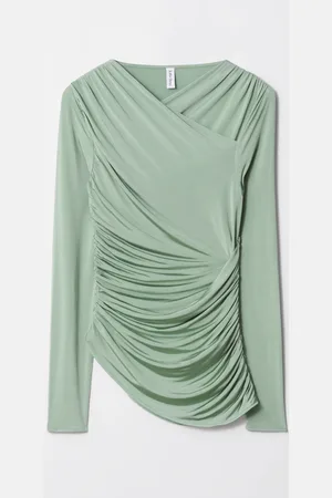 & OTHER STORIES Ruched Wrap Top