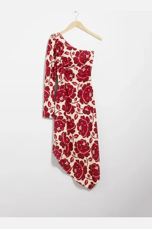 & OTHER STORIES Asymmetric One-Shoulder Midi Dress