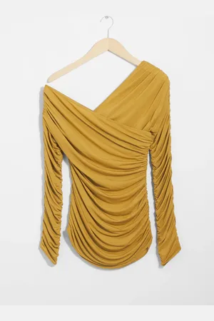 & OTHER STORIES Draped One-Shoulder Top