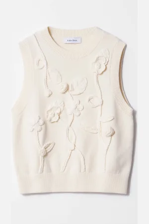 & OTHER STORIES Floral-Appliqu?? Sweater Vest