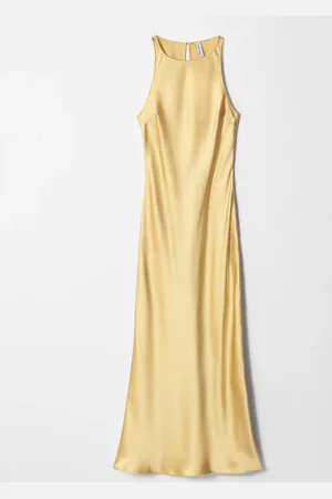 & OTHER STORIES Sleeveless Satin Midi Dress