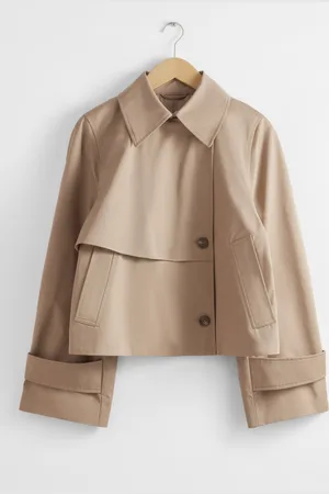 & OTHER STORIES Short Trench Coat Jacket