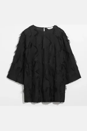 & OTHER STORIES Fringed Mini Tunic Dress