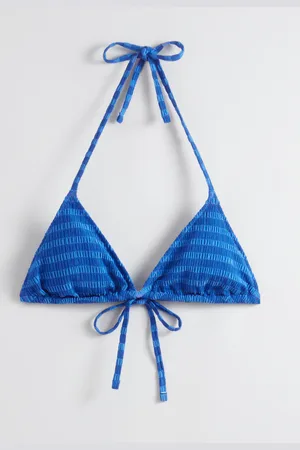 & OTHER STORIES Tie-Detailed Triangle Bikini Top