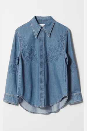 & OTHER STORIES Embroidered Denim Shirt