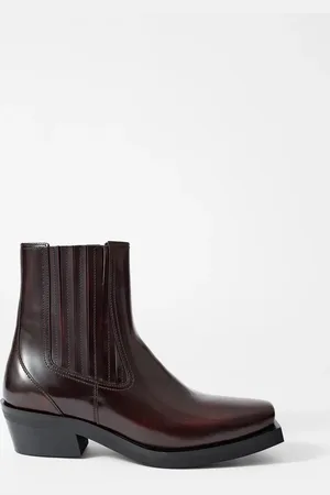 & OTHER STORIES Leather Biker Chelsea Boots