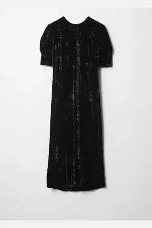 & OTHER STORIES Slit-Detailed Velvet Midi Dress