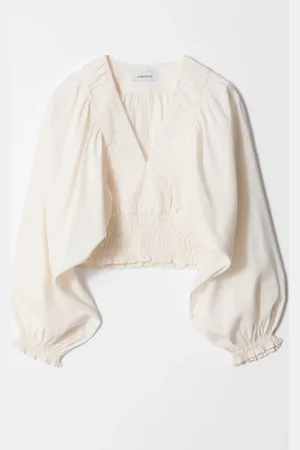 & OTHER STORIES Smocked Puff-Sleeve Blouse
