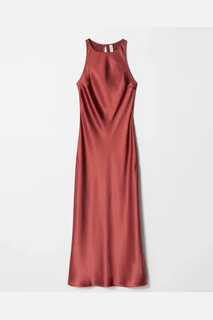 & OTHER STORIES Sleeveless Satin Midi Dress