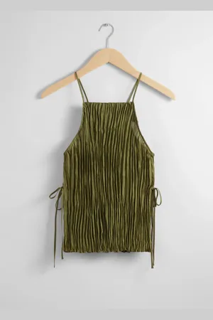 & OTHER STORIES Strappy Silk Top
