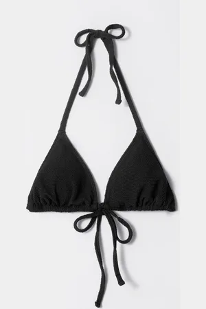 & OTHER STORIES Textured Triangle Bikini Top