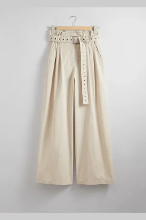 & OTHER STORIES Eyelet-Belt Paperbag Trousers