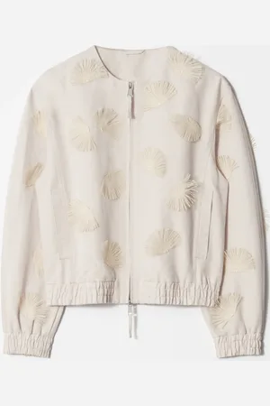 & OTHER STORIES Linen-Blend Embroidered Jacket