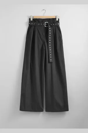 & OTHER STORIES Eyelet-Belt Paperbag Trousers
