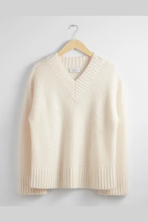 & OTHER STORIES Fuzzy Knit Jumper