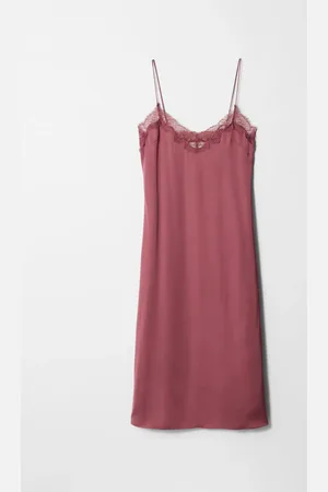 & OTHER STORIES Satin Slip Midi Dress