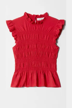 & OTHER STORIES Smocked Frill Top