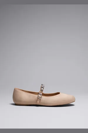 & OTHER STORIES Crystal-Embellished Ballet Flats