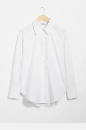 & OTHER STORIES Floral-Embroidery Shirt
