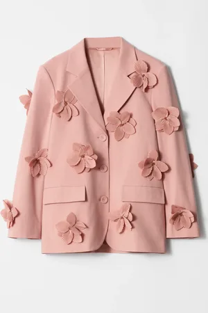 & OTHER STORIES Floral-Appliqu?? Blazer