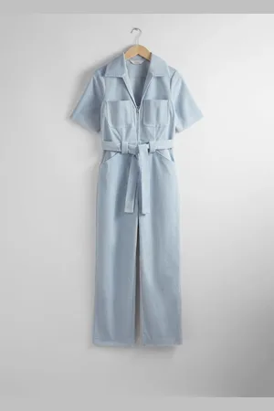 & OTHER STORIES Belted Corduroy Jumpsuit