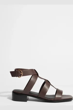 & OTHER STORIES Ankle-Strap Leather Sandals