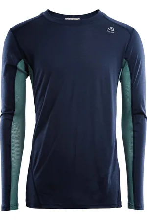 Aclima LightWool Sports Shirt Man Navy Blazer/North Atlantic