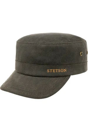 Stetson Herringbone Army Cap with Lining