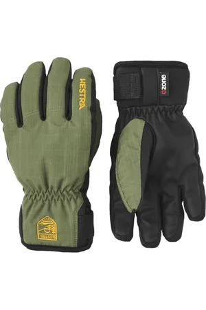 Hestra Juniors Ferox Primaloft - 5 Finger Green