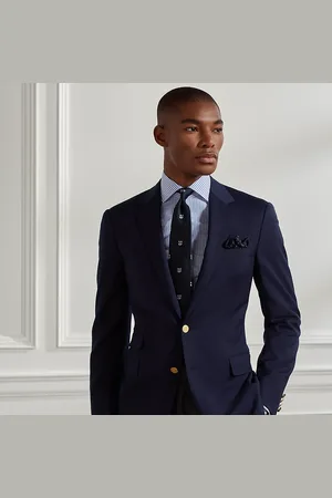 Ralph Lauren Gregory Hand-Tailored Wool Serge Blazer