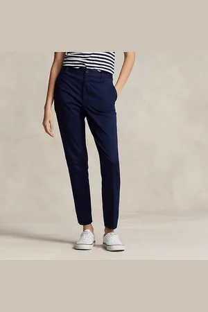Ralph Lauren Cropped Slim Fit Twill Chino Trouser