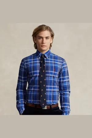 Ralph Lauren Custom Fit Plaid Oxford Shirt