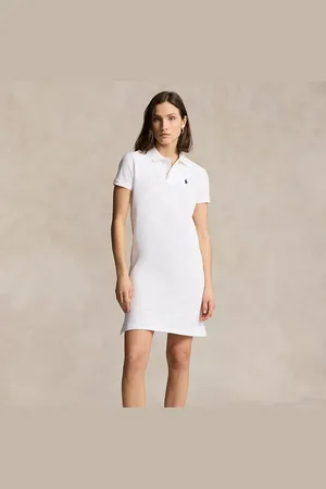Ralph Lauren Cotton Mesh Polo Dress