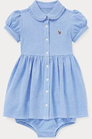 Ralph Lauren Knit Mesh Oxford Dress & Bloomer