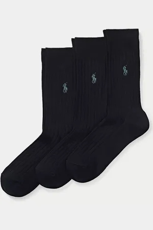 Ralph Lauren Rib-knit Crew Sock 3-Pack