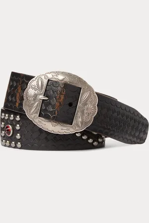 Ralph Lauren Studded Leather Belt